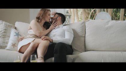 Two hotties take turns riding studs cock
