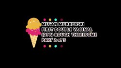 'Megan Murkovski First Double Vaginal in Rough Threesome' screenshot nº 1