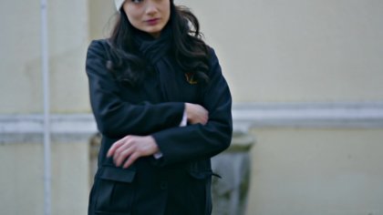 Beautiful Naughty Little Dark Haired Schoolgirl Takes Two Hard Cocks at the Same Time
