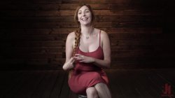 'Helpless Redhead in Brutal Bondage Made To Cum' screenshot nº 1