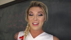 'TS Seduction - Slutty Cheerleader Bribes Tutor With An Athletic Assfucking' screenshot nº 69