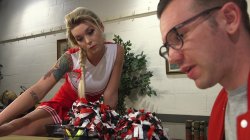 'TS Seduction - Slutty Cheerleader Bribes Tutor With An Athletic Assfucking' screenshot nº 71