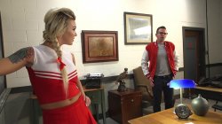 'TS Seduction - Slutty Cheerleader Bribes Tutor With An Athletic Assfucking' screenshot nº 30