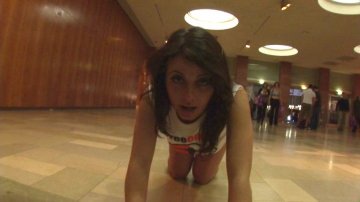 Brunette Babe Gives a Great POV Blowjob