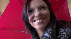'Brunette Nympho Gets Double Fucked' screenshot nº 1