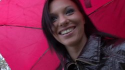 'Brunette Nympho Gets Double Fucked' screenshot nº 4