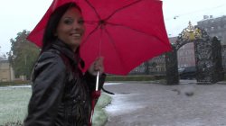 'Brunette Nympho Gets Double Fucked' screenshot nº 9