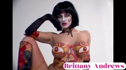 Captura de 'Brittany Andrews Full Nude Body Paint Elegant Kinky Sexy Display!' nº 23