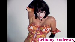 Captura de 'Brittany Andrews Full Nude Body Paint Elegant Kinky Sexy Display!' nº 34