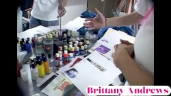 Captura de 'Brittany Andrews Full Nude Body Paint Elegant Kinky Sexy Display!' nº 5