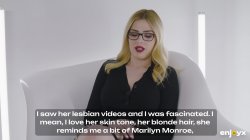 'Young Blonde Dominates Busty MILF with BDSM Toys' screenshot nº 18