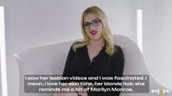 'Young Blonde Dominates Busty MILF with BDSM Toys' screenshot nº 19