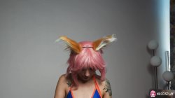 Captura de 'Young Furry Slut, Tea Mint, Fucks Herself With a Glass Dildo' nº 17