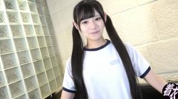 Captura de 'Slender amateur in pigtails and gym bloomers flat chest, bare, and creampied in her perfect schoolgirl uniform' nº 6