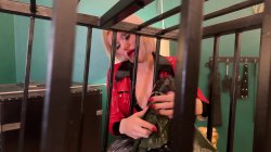 'Davina Dust and Lucy Put Perv in the Hanging Cage' screenshot nº 44