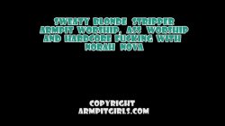 Captura de 'Sweaty Blonde Stripper Armpit Worship Ass Worship' nº 1
