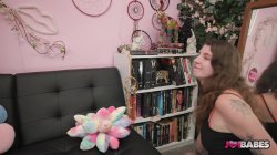 'Cute Teen Neighbour Destiny Love Gives Jerk-Off Instructions' screenshot nº 1