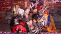 'Kakegurui orgy 5girls 2boys' screenshot nº 37