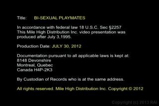 Bi-Sexual Playmates - Scène1 - 1