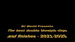 Captura de 'BJ World Double Blowjob Facial Compilation' nº 1