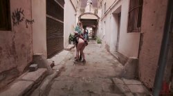 Captura de 'Public Disgrace - Spanish Punk Princess Liz Rainbow hounded by Cadence Lux!' nº 41