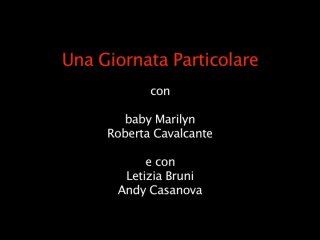 Una Giornata Particolare (A Special Day) - Cena1 - 1