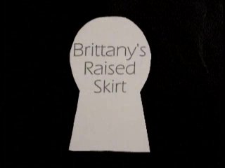 Brittany&#39;s Raised Skirt - Szene1 - 1