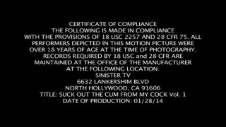 Suck Out The Cum From My Cock Vol. 1 - Scena1 - 1