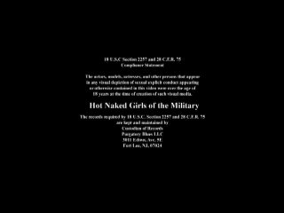 Hot Naked Girls Of The Military - (760137548591) - Escena1 - 1