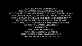 German Anal Warfare Vol. 3 - Cena1 - 1