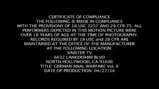 German Anal Warfare Vol. 6 - Cena1 - 1