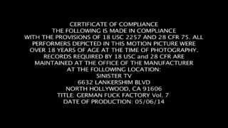 German Fuck Factory Vol. 7 - Scena1 - 1