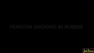 FemDom Smoking in Rubber - Cena1 - 1