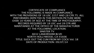 Suck Out The Cum From My Cock Vol. 18 - Cena1 - 1