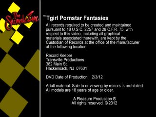 T-Girl Pornstar Fantasies - Scene1 - 1