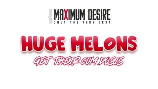 Huge Melons Get Their Cum Dosis - Escena1 - 1