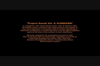 Project Sneak: H2Orgasm - Escena5 - 5