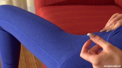 Captura de 'Sabina Rouge Creamy Dildo Banging Leggings Panties with Sexual JOI!' nº 18