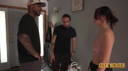 Captura de 'Jade Sky's Asian Brunette Body Gets Slammed by a Black Giant Cock While Her Husband Watches in Shock' nº 23