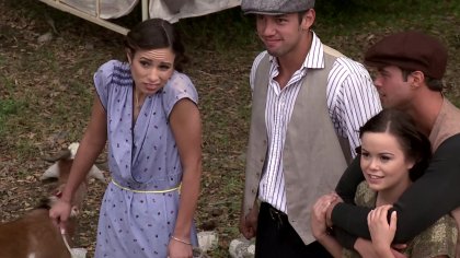 Hot Amber Rayne, Hannah West and Kaci Star in Outdoor Orgy