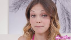 'Petite 22YO Hazel-Eyed Cutie Makes Her Hussiepass Debut Ft. Melia Avelin' screenshot nº 27