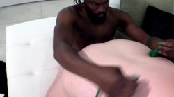 'Fat Blonde Is Rammed By A Big Black Cock' screenshot nº 67