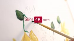 Captura de 'Chubby artist gets her ass fucked by her BF' nº 1