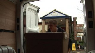 Bitch In A Box - Angel Gets Delivered To A Femdom  and Gets Railed By The Delivery Guy