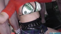 Captura de 'Brazilian Cocksucker Luiza Gets Very Cummy Tits' nº 17