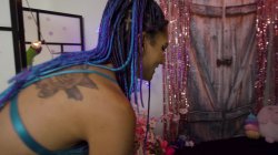 'Interracial Trans Couple Fill Each Other With Creampie' screenshot nº 3