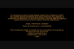 Captura de 'Anal Tropical Gonzo' nº 1