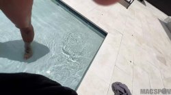 'Filling My Blonde Neighbor's Pool with My Hot Cum' screenshot nº 45