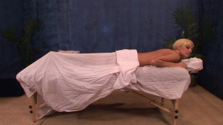 Sexy Tatto Blonde Gets Massage