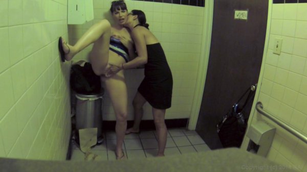 Free Video Preview image 8 from Lesbian Public Sex Fetish